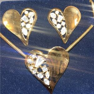Personal Accents | Vintage Heart Vintage Gold Tone Set